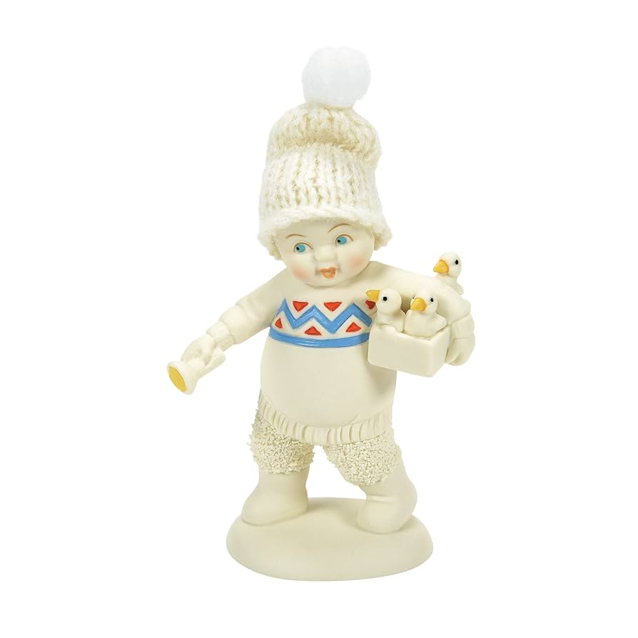 DEPARTMENT 56 BABIES 置物 Amazon.com: Department 56 Snowbabies Puffins Collecting The